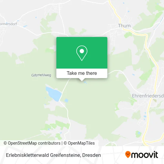 Карта Erlebniskletterwald Greifensteine