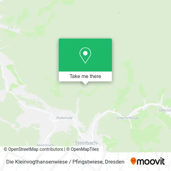 Карта Die Kleinvogthansenwiese / Pfingstwiese
