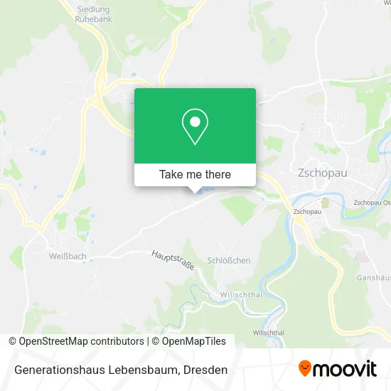 Карта Generationshaus Lebensbaum