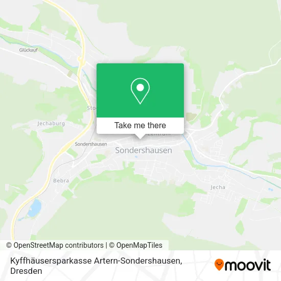 Карта Kyffhäusersparkasse Artern-Sondershausen
