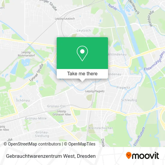 Карта Gebrauchtwarenzentrum West
