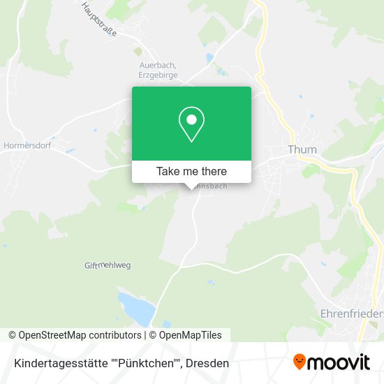 Карта Kindertagesstätte ""Pünktchen""