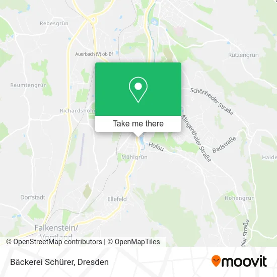 Bäckerei Schürer map