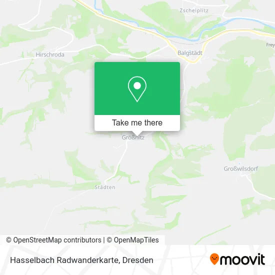 Карта Hasselbach Radwanderkarte