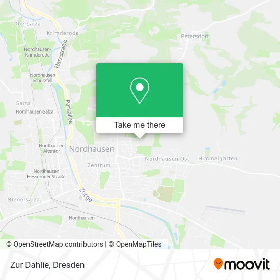 Карта Zur Dahlie