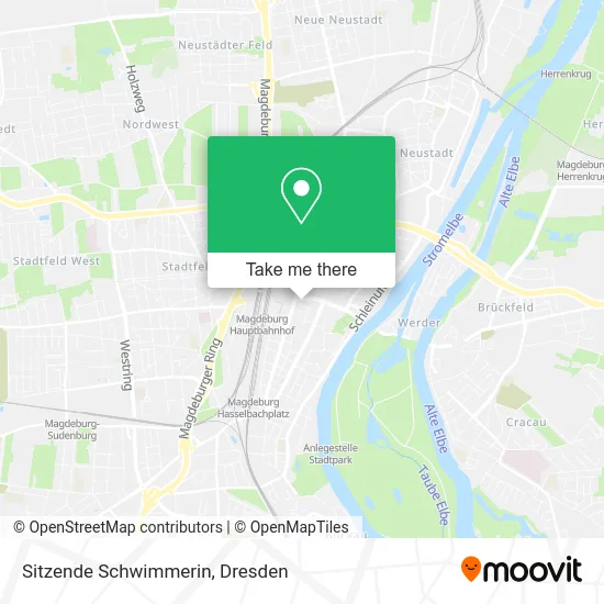 Карта Sitzende Schwimmerin