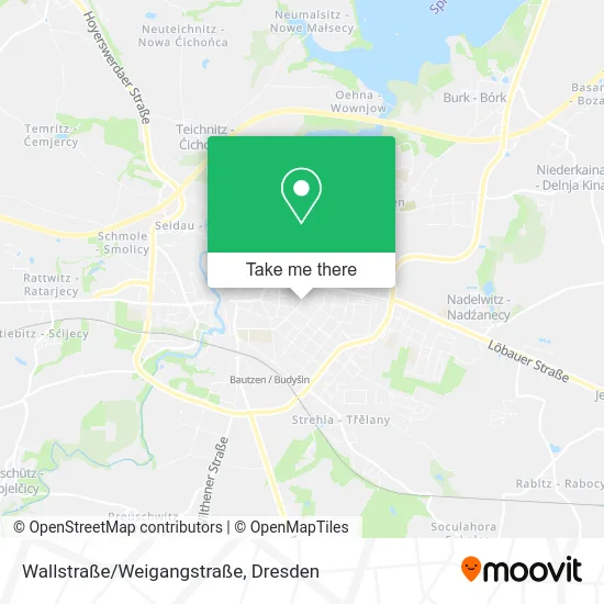 Карта Wallstraße/Weigangstraße