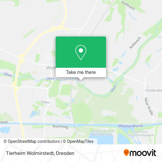Карта Tierheim Wolmirstedt