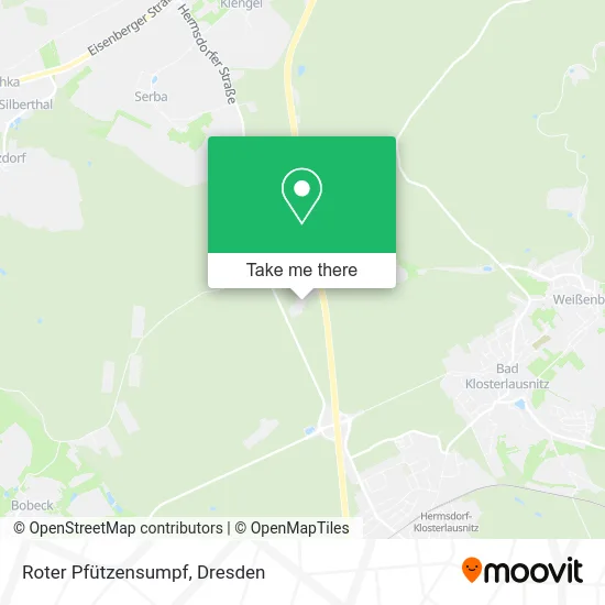 Roter Pfützensumpf map