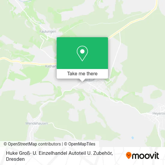 Карта Huke Groß- U. Einzelhandel Autoteil U. Zubehör