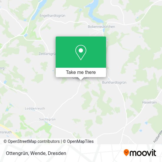 Карта Ottengrün, Wende