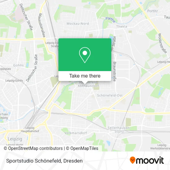 Карта Sportstudio Schönefeld