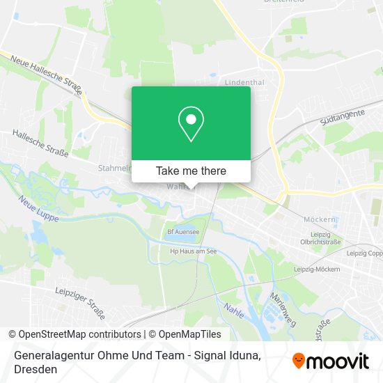 Карта Generalagentur Ohme Und Team - Signal Iduna