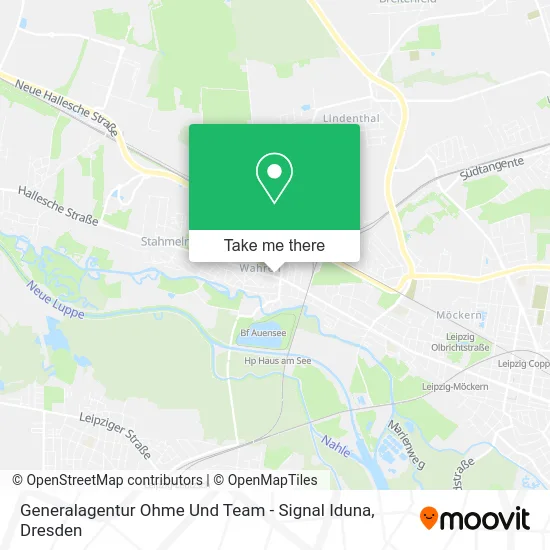 Карта Generalagentur Ohme Und Team - Signal Iduna