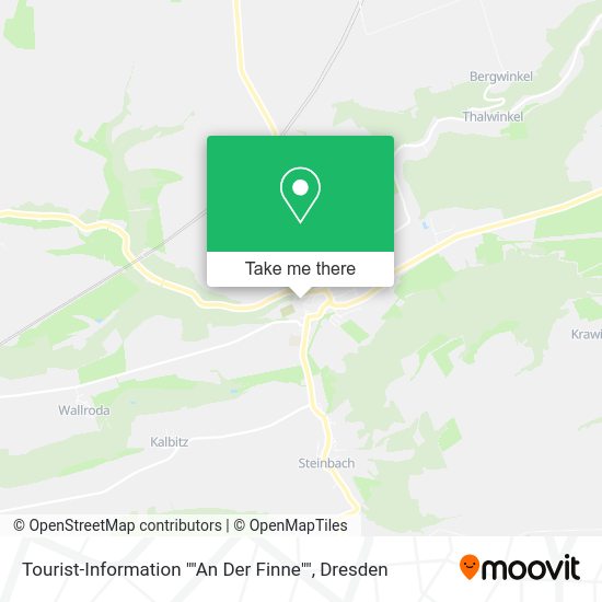 Карта Tourist-Information ""An Der Finne""