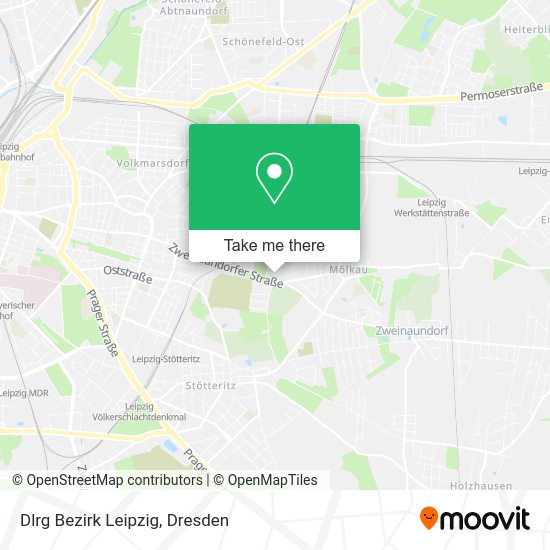 Карта Dlrg Bezirk Leipzig