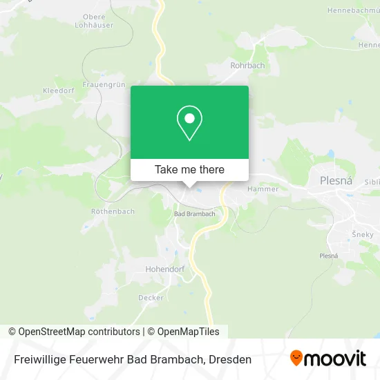 Карта Freiwillige Feuerwehr Bad Brambach