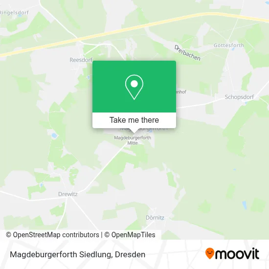 Magdeburgerforth Siedlung map