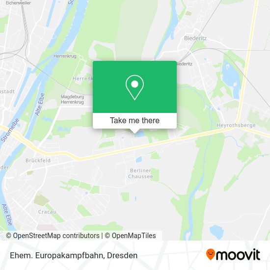 Карта Ehem. Europakampfbahn