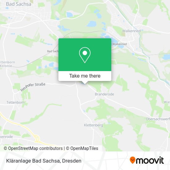 Карта Kläranlage Bad Sachsa