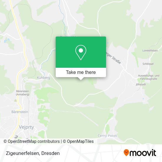 Карта Zigeunerfelsen