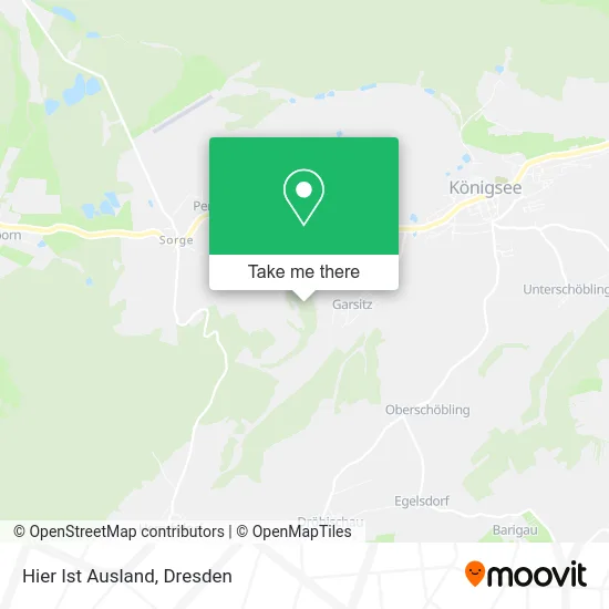 Карта Hier Ist Ausland