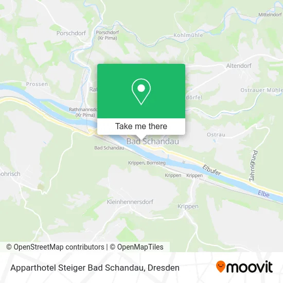 Карта Apparthotel Steiger Bad Schandau