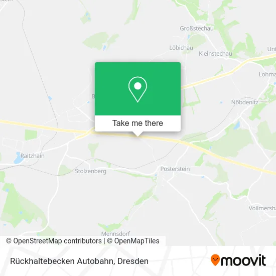 Карта Rückhaltebecken Autobahn