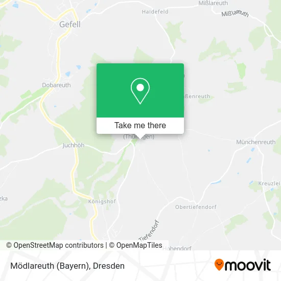 Карта Mödlareuth (Bayern)
