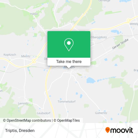 Карта Triptis