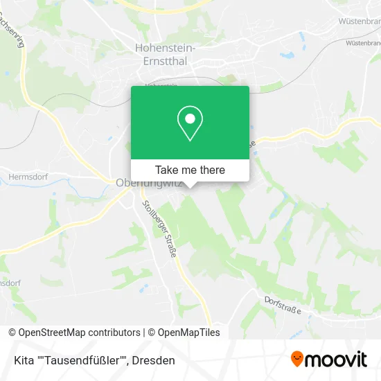 Карта Kita ""Tausendfüßler""