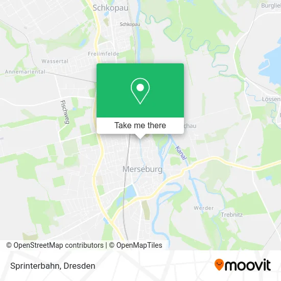 Карта Sprinterbahn