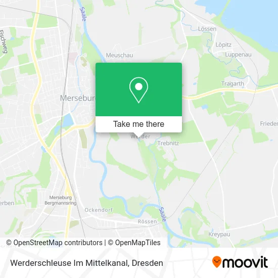 Карта Werderschleuse Im Mittelkanal