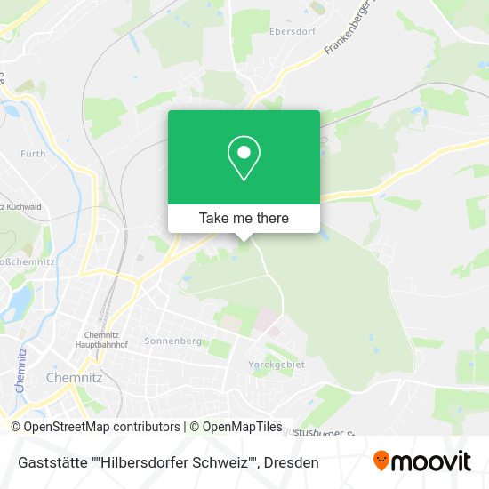 Карта Gaststätte ""Hilbersdorfer Schweiz""
