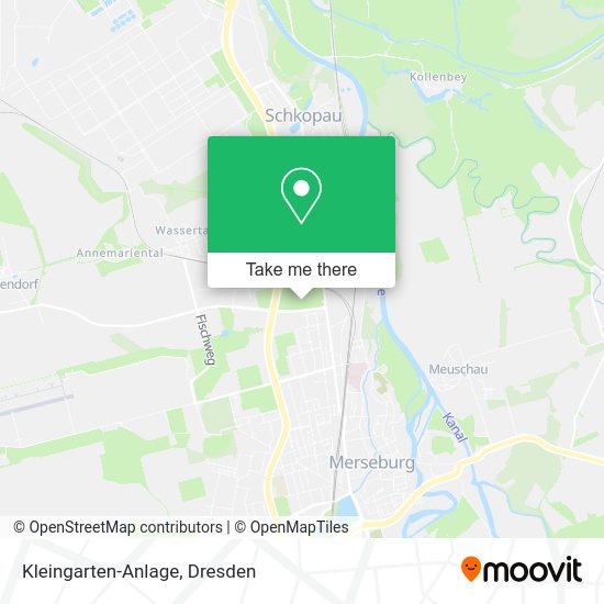Карта Kleingarten-Anlage