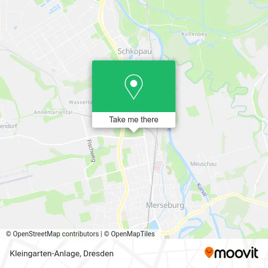 Карта Kleingarten-Anlage