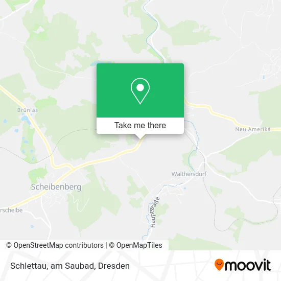 Карта Schlettau, am Saubad