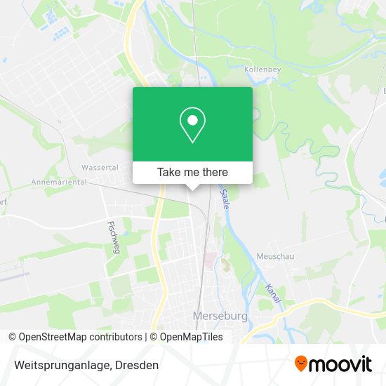 Карта Weitsprunganlage
