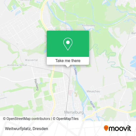 Карта Weitwurfplatz