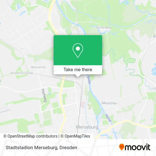 Карта Stadtstadion Merseburg