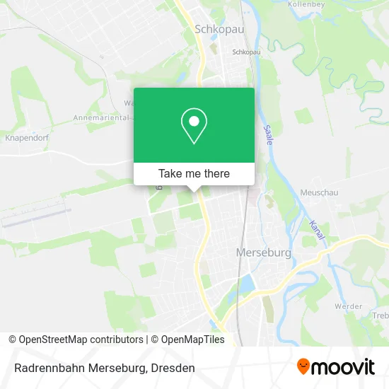 Карта Radrennbahn Merseburg