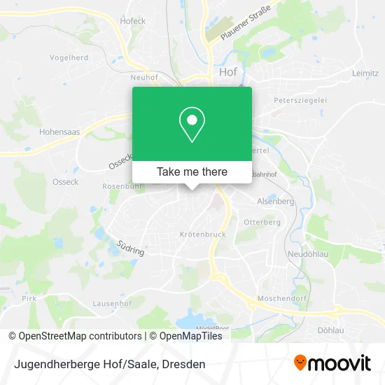 Карта Jugendherberge Hof/Saale