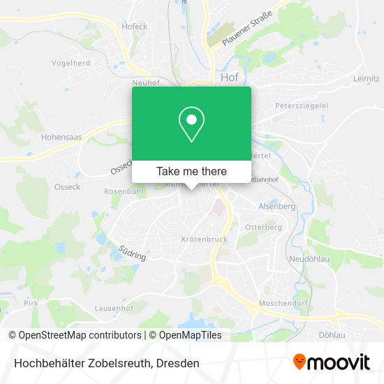 Карта Hochbehälter Zobelsreuth
