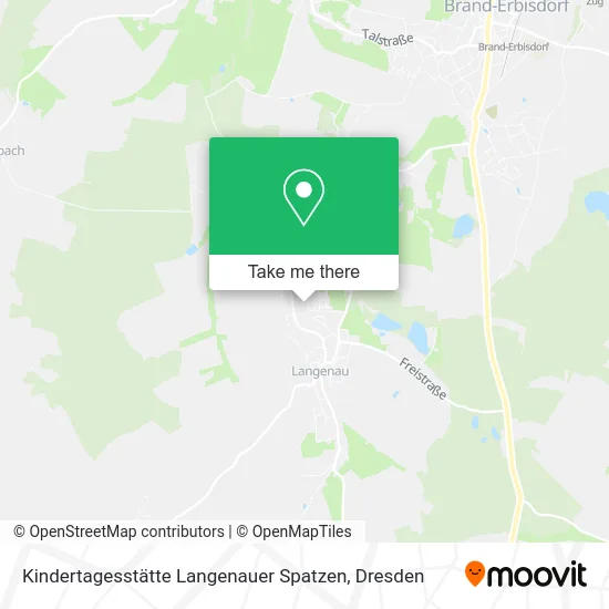 Карта Kindertagesstätte Langenauer Spatzen