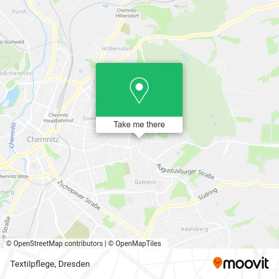 Карта Textilpflege