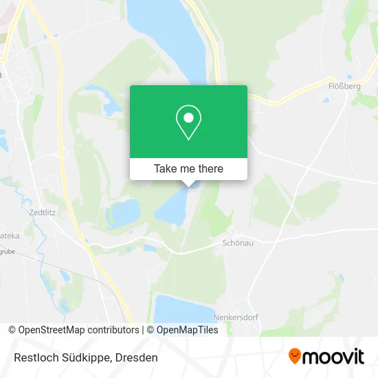 Карта Restloch Südkippe
