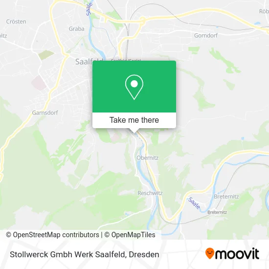 Карта Stollwerck Gmbh Werk Saalfeld