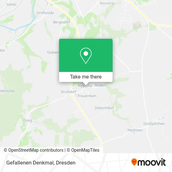 Карта Gefallenen Denkmal