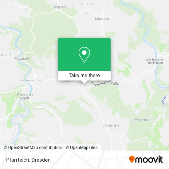 Карта Pfarrteich