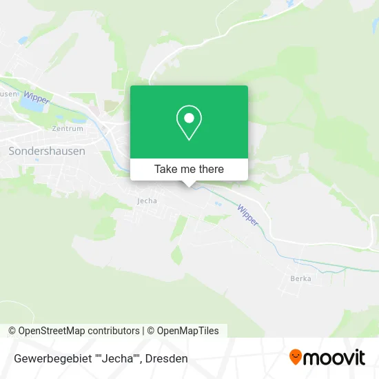 Карта Gewerbegebiet ""Jecha""